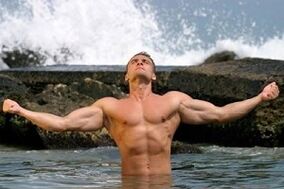 Strong men naturally increase potency