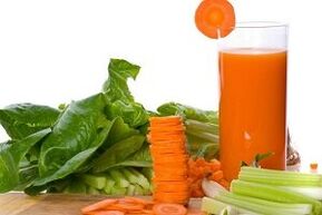 Carrot juice to increase potency