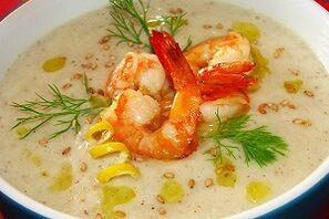 Shrimp soup increases vitality